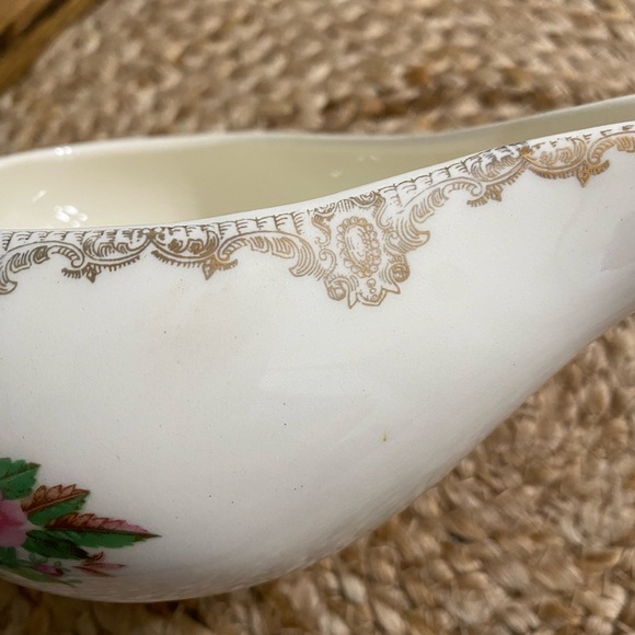 Paden City American Rose Gravy Boat - Picture 5 of 10